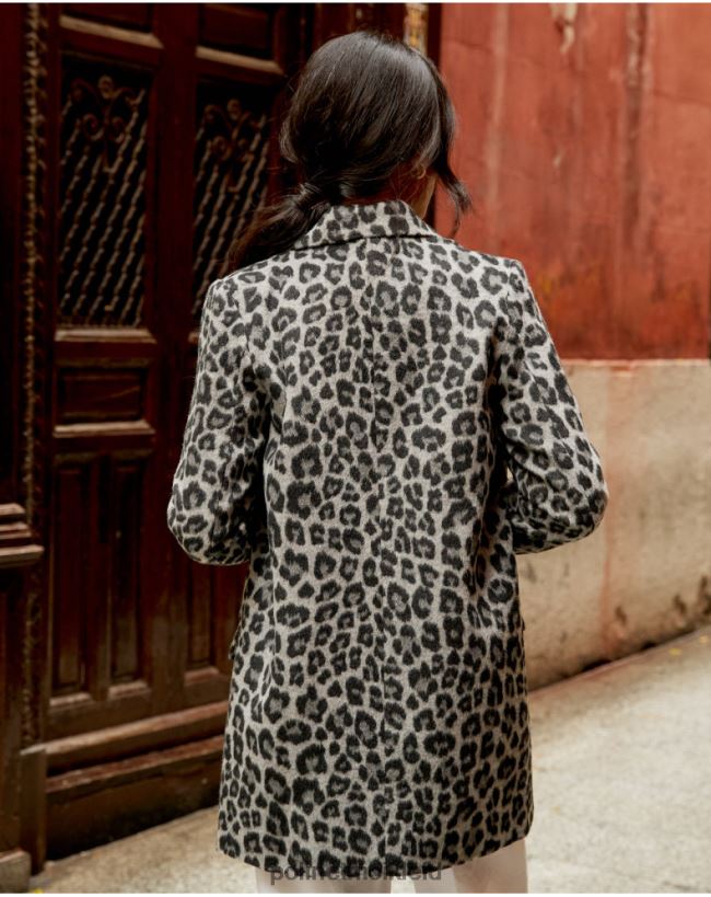 Polin et moi Galiläa mit Tiermanteldruck HT8R367 Kleidung Marengograu