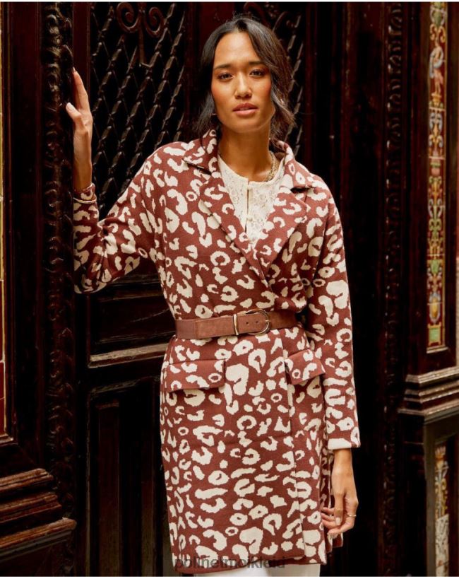 Polin et moi Tiermanteldruck hier HT8R368 Kleidung braun