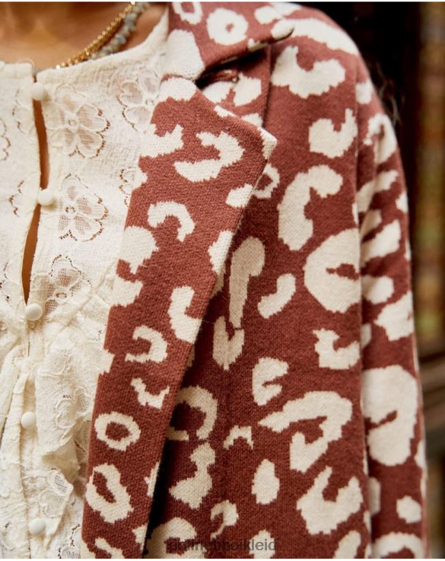 Polin et moi Tiermanteldruck hier HT8R368 Kleidung braun