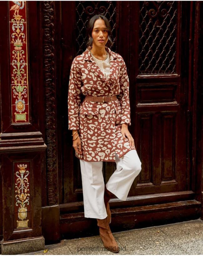 Polin et moi Tiermanteldruck hier HT8R368 Kleidung braun