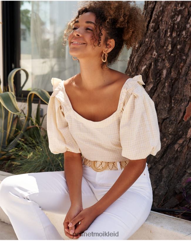 Polin et moi Abullonada Salvia-Bluse HT8R168 Kleidung Pistazie/Limette