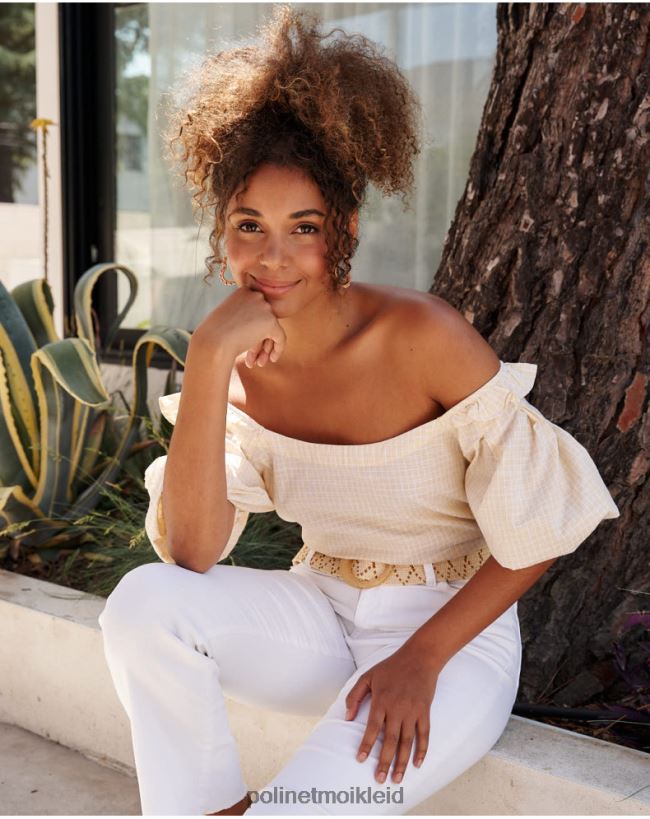 Polin et moi Abullonada Salvia-Bluse HT8R168 Kleidung Pistazie/Limette