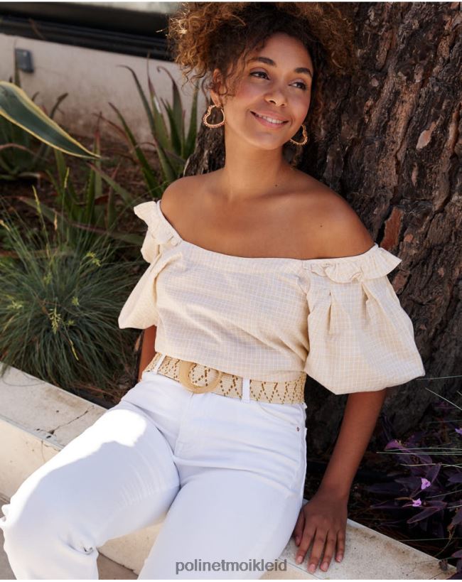 Polin et moi Abullonada Salvia-Bluse HT8R168 Kleidung Pistazie/Limette