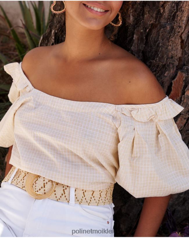 Polin et moi Abullonada Salvia-Bluse HT8R168 Kleidung Pistazie/Limette