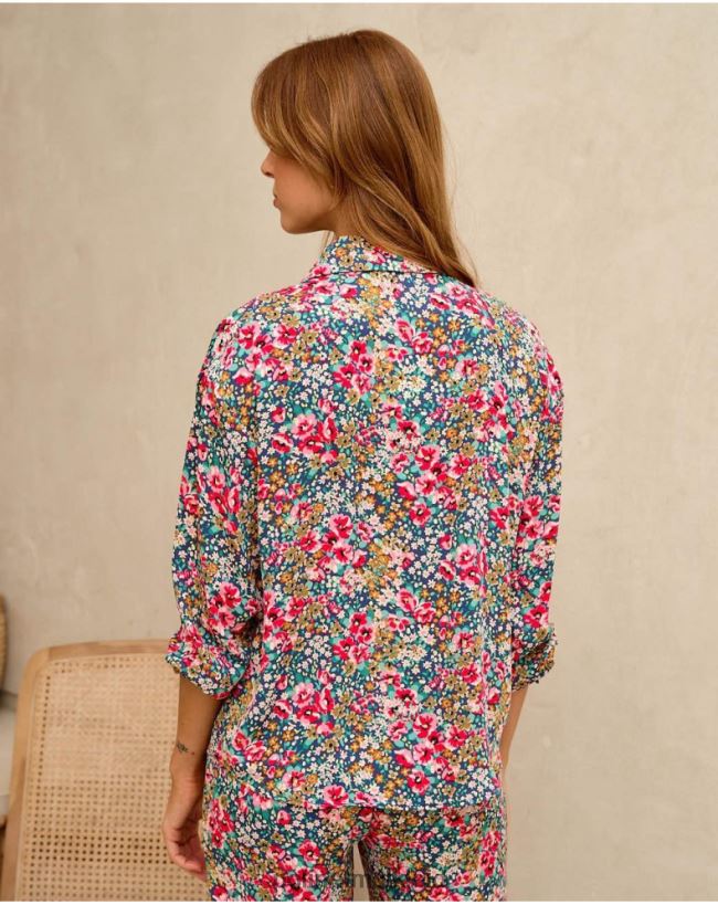 Polin et moi Ayende Taschenhemd HT8R157 Kleidung Smaragdgrün