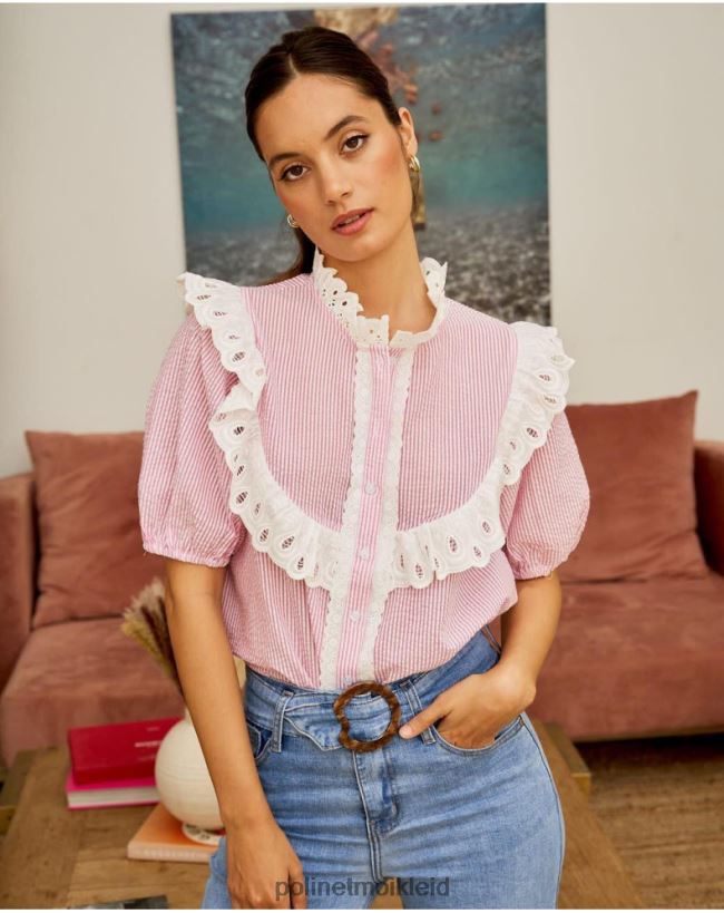 Polin et moi Baby-Mila-Bluse HT8R204 Kleidung Rose