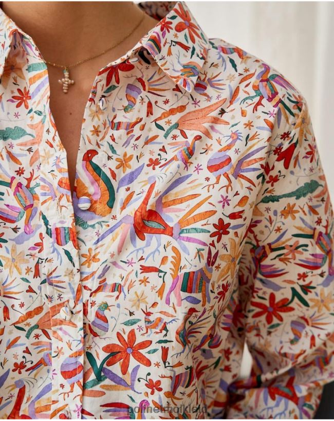 Polin et moi Hemdblumen Galatea HT8R206 Kleidung orange