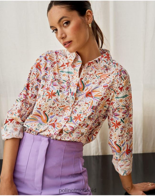 Polin et moi Hemdblumen Galatea HT8R206 Kleidung orange