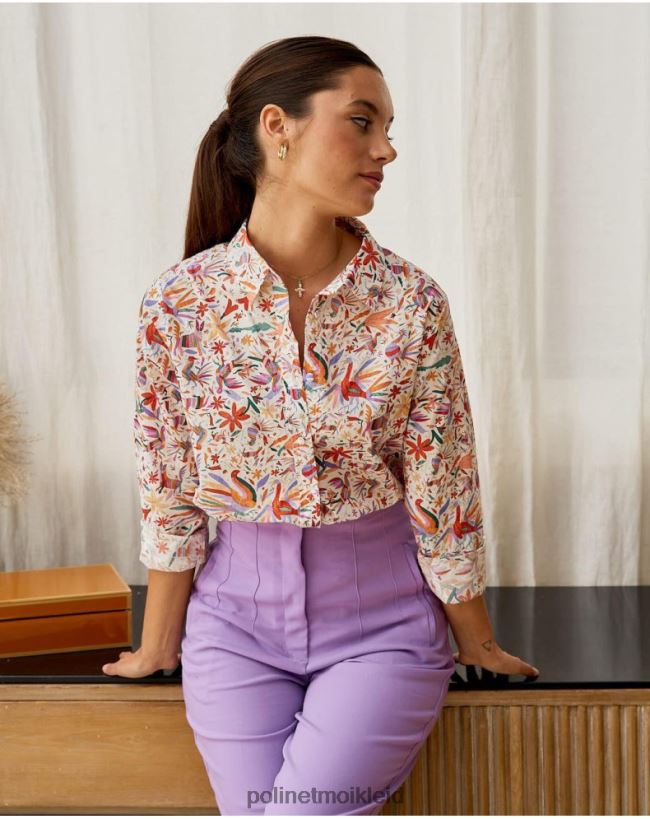 Polin et moi Hemdblumen Galatea HT8R206 Kleidung orange