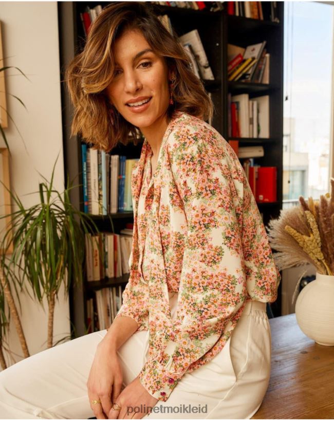 Polin et moi Hemdschleife bearbeiten HT8R221 Kleidung Rose