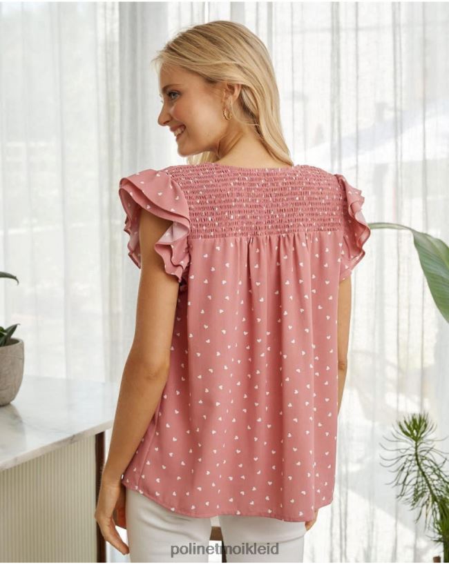 Polin et moi Katerina Hearts Bluse HT8R166 Kleidung bilden