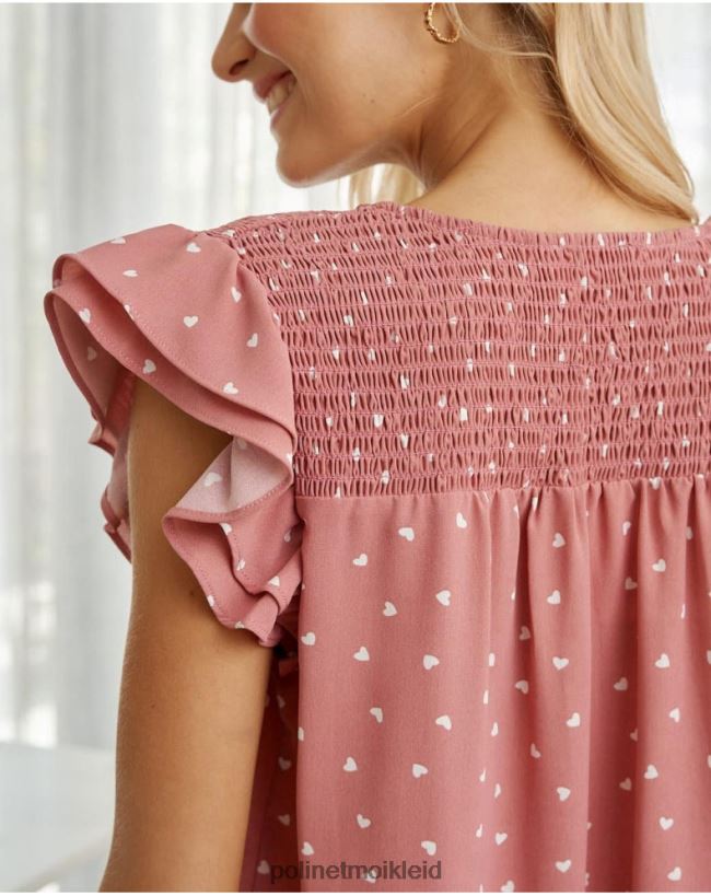 Polin et moi Katerina Hearts Bluse HT8R166 Kleidung bilden