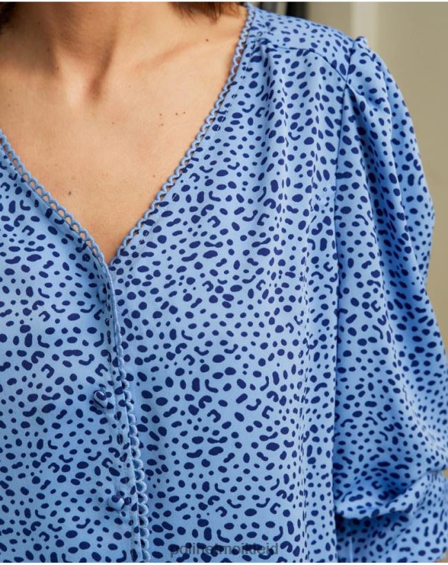 Polin et moi Motas Meli-Shirt HT8R219 Kleidung klein blau