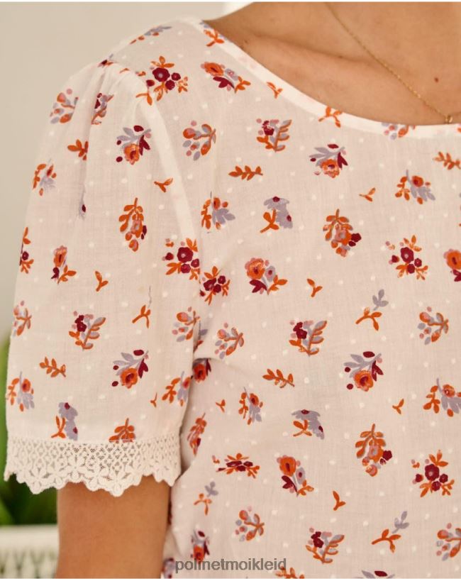 Polin et moi Plumeti Renata Bluse HT8R175 Kleidung lila