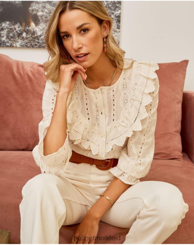 Polin et moi besticktes Hemd lia HT8R208 Kleidung roh