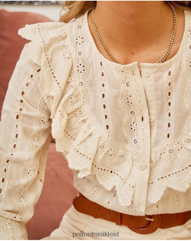 Polin et moi besticktes Hemd lia HT8R208 Kleidung roh