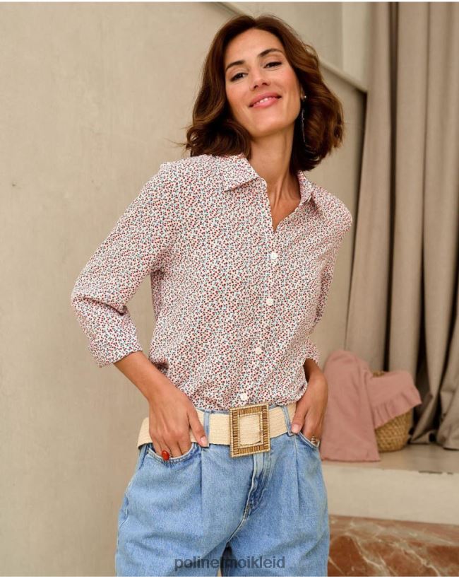 Polin et moi libysches Kirschhemd HT8R189 Kleidung roh