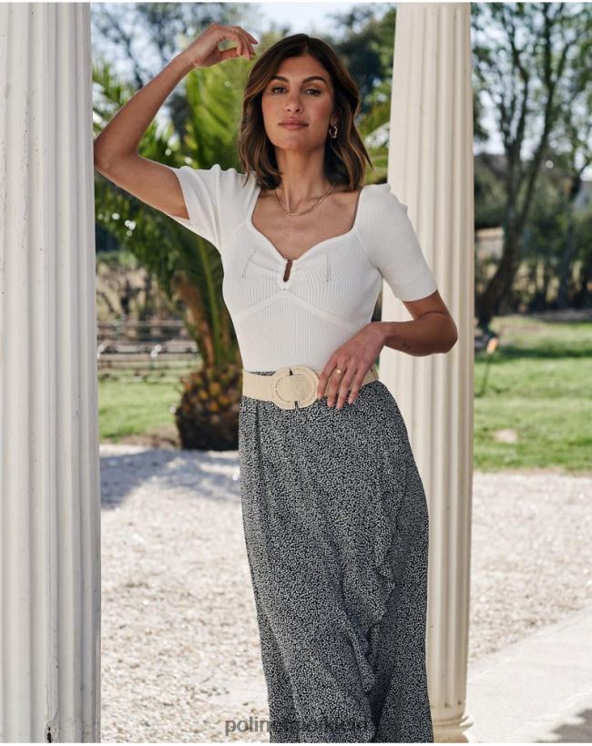 Polin et moi Kreuzrock Savanne HT8R310 Kleidung Schwarz