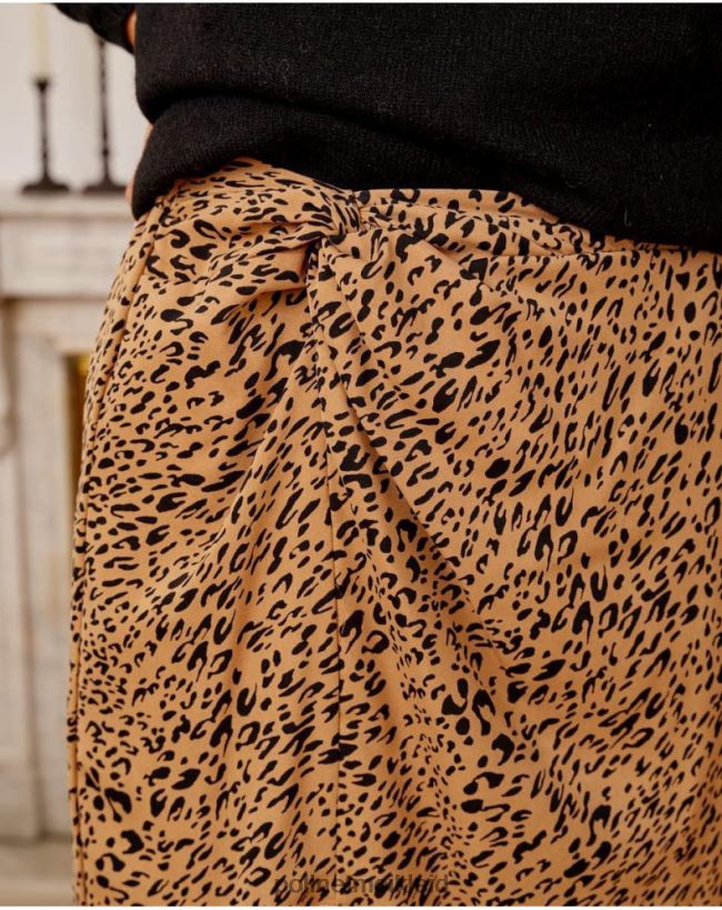 Polin et moi Rock mit Jadeknoten HT8R312 Kleidung Kamel