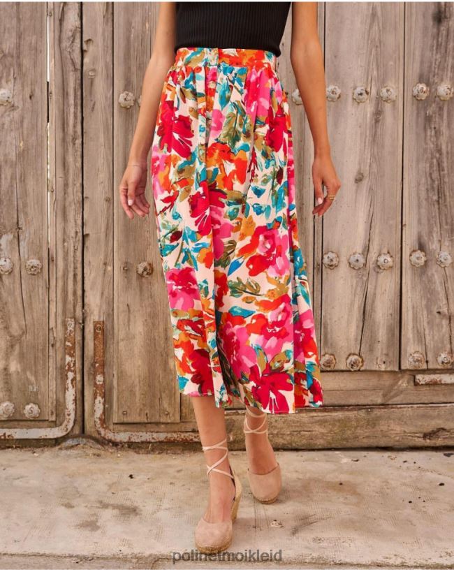 Polin et moi langer Rock aada HT8R303 Kleidung Rose