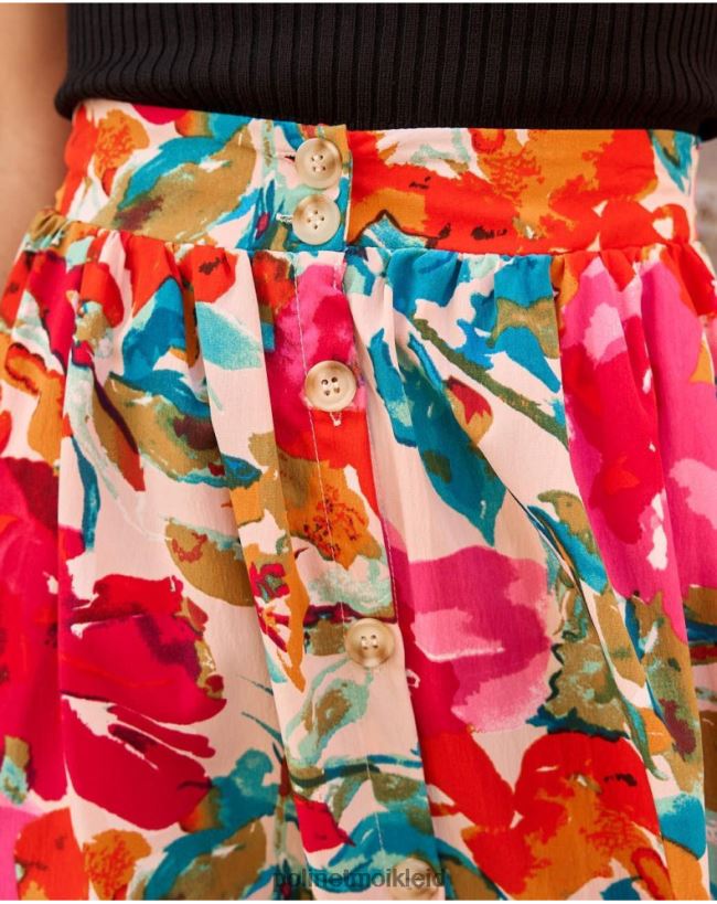 Polin et moi langer Rock aada HT8R303 Kleidung Rose