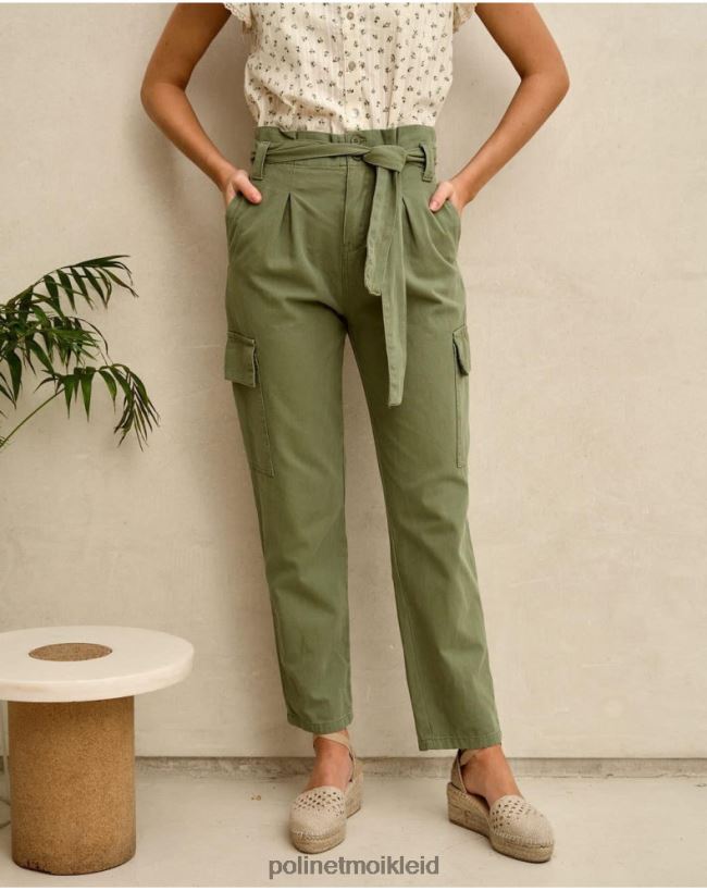 Polin et moi Cargo-Scarlett-Hose HT8R330 Kleidung kaki