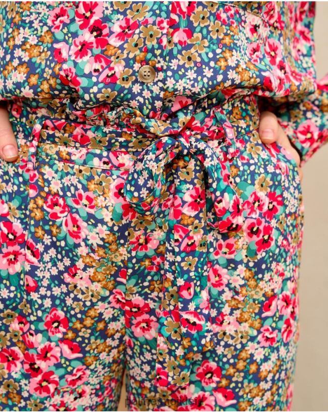 Polin et moi Hose mit Fanni-Schleife HT8R331 Kleidung Smaragdgrün