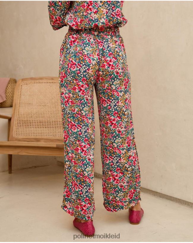 Polin et moi Hose mit Fanni-Schleife HT8R331 Kleidung Smaragdgrün