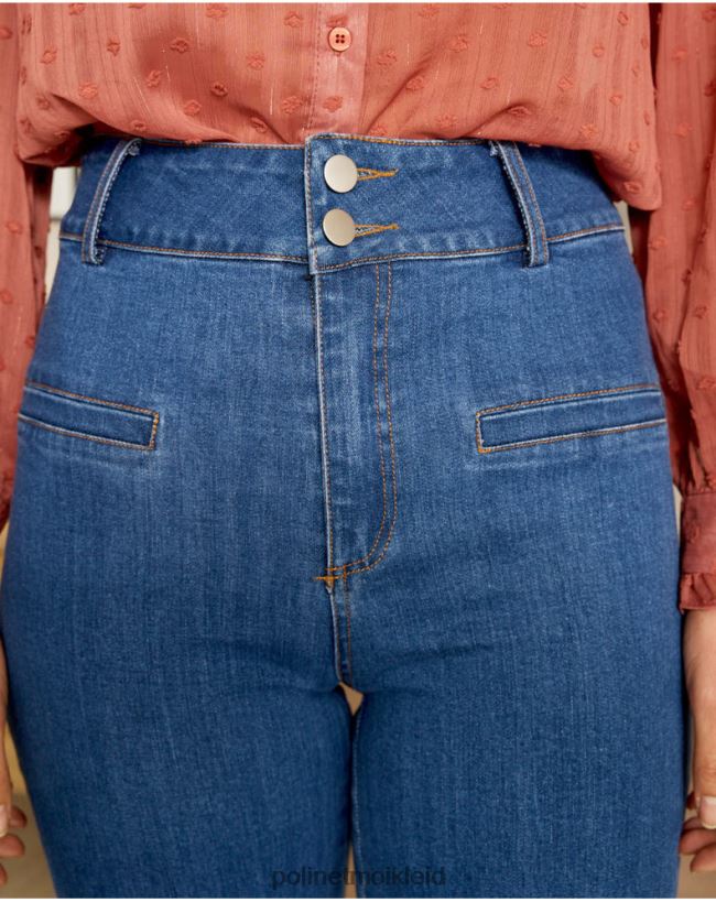 Polin et moi Hose mit Nagore-Taschen HT8R341 Kleidung Denim