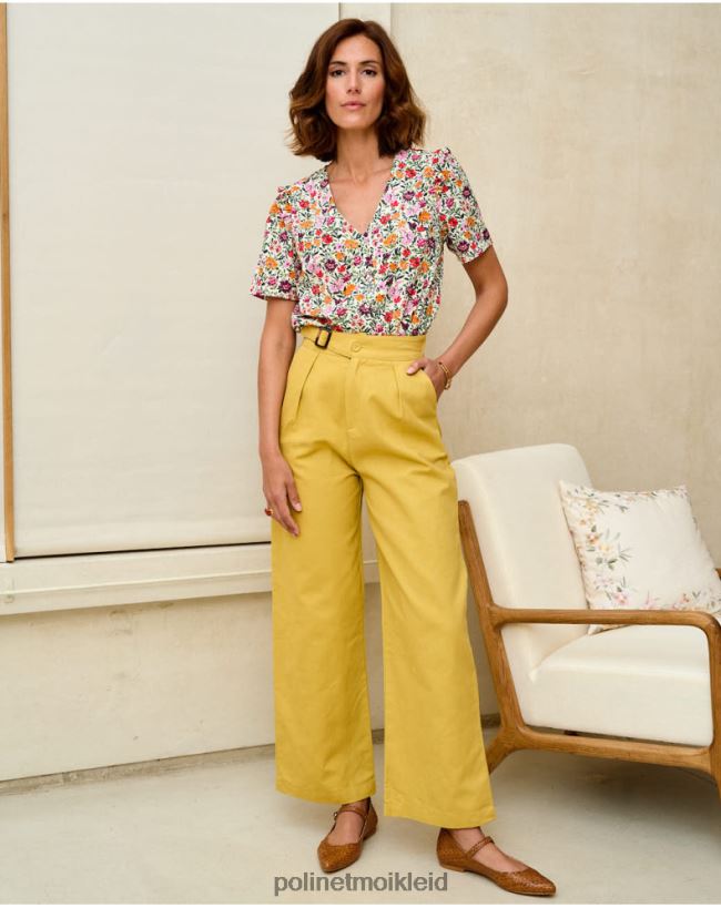 Polin et moi Hosenpinzette Beth HT8R340 Kleidung Ocker