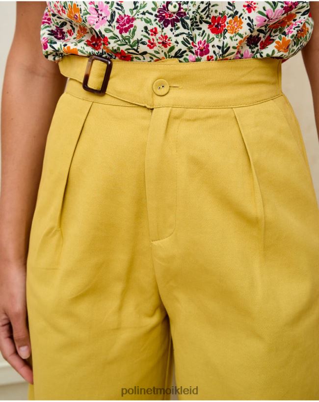 Polin et moi Hosenpinzette Beth HT8R340 Kleidung Ocker