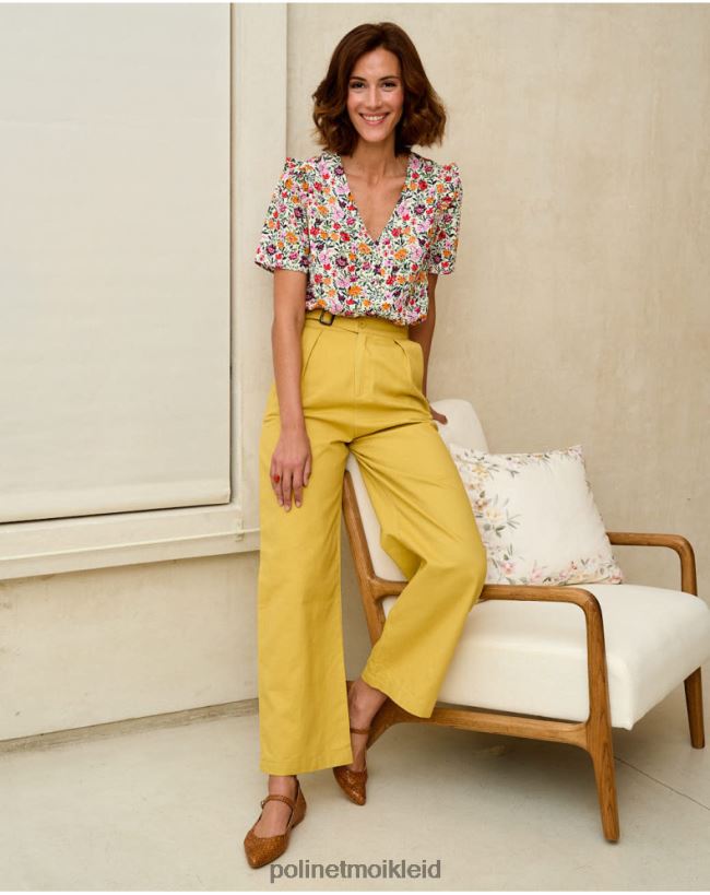 Polin et moi Hosenpinzette Beth HT8R340 Kleidung Ocker