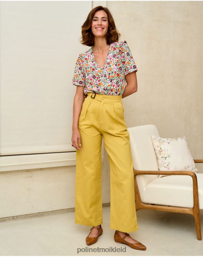 Polin et moi Hosenpinzette Beth HT8R340 Kleidung Ocker