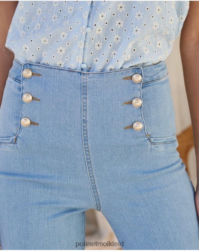 Polin et moi Jeans mit Nancy-Knöpfen HT8R332 Kleidung Denim