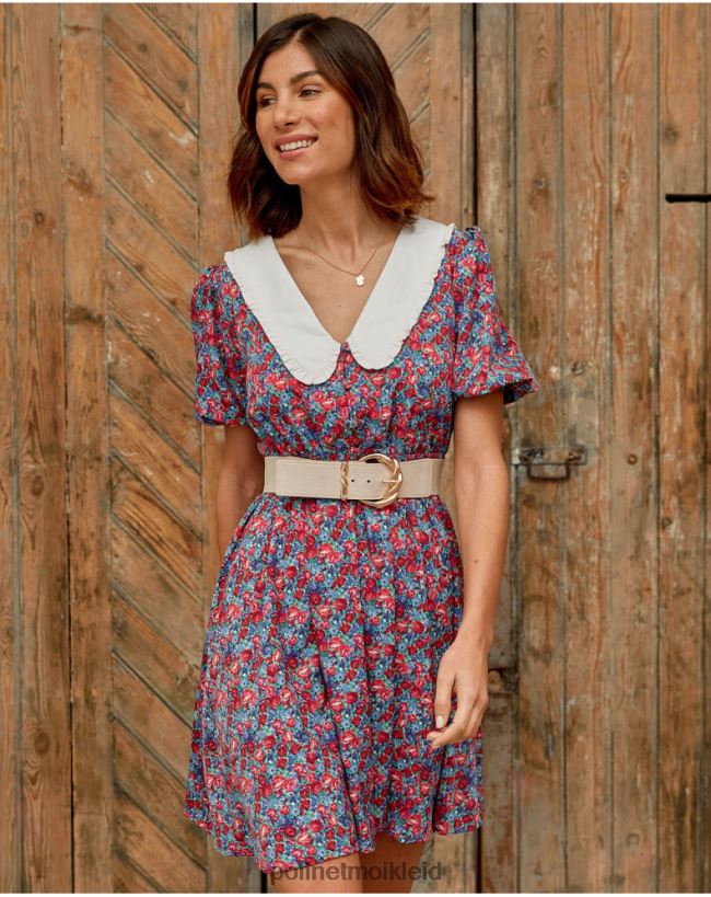 Polin et moi Baby-Ausschnittkleid Ania HT8R123 Kleidung Rot