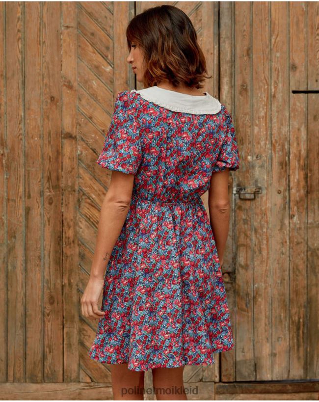 Polin et moi Baby-Ausschnittkleid Ania HT8R123 Kleidung Rot