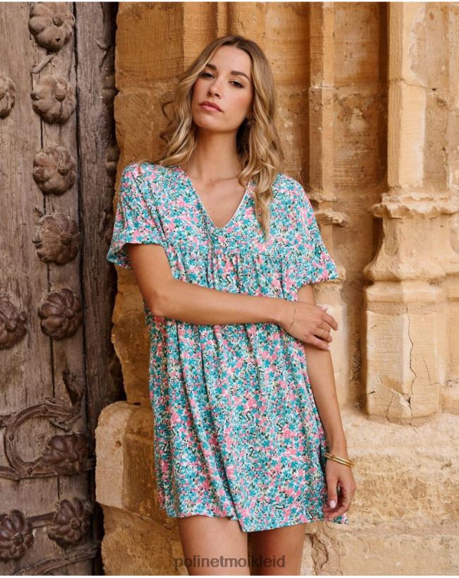 Polin et moi Babydoll Affe Isabel HT8R4 Kleidung Türkis