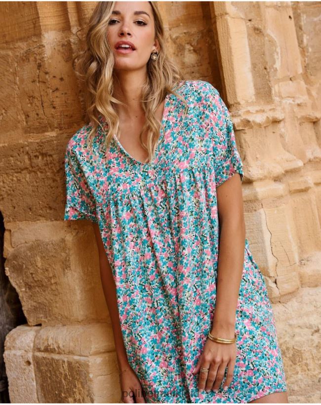 Polin et moi Babydoll Affe Isabel HT8R4 Kleidung Türkis