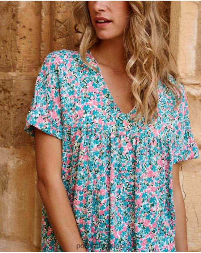 Polin et moi Babydoll Affe Isabel HT8R4 Kleidung Türkis