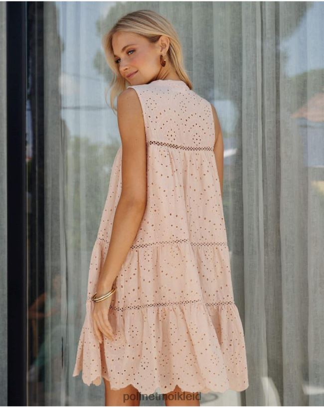 Polin et moi Babydoll-Malak-Kleid HT8R11 Kleidung Beige