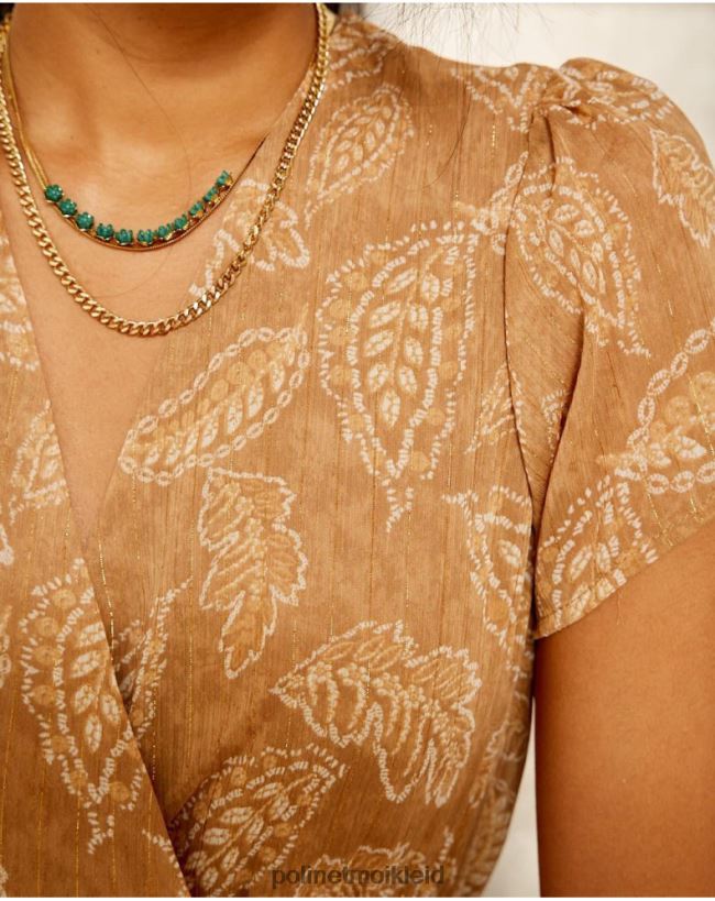 Polin et moi Bambina verlässt Kleid HT8R137 Kleidung Kamel