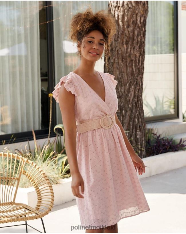 Polin et moi Batista-Carmina-Kleid HT8R22 Kleidung Rose