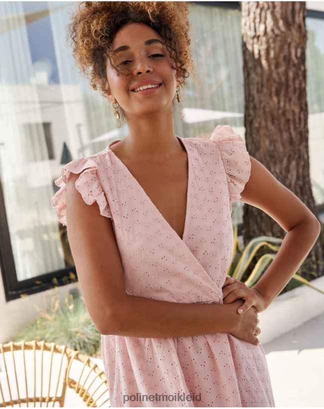 Polin et moi Batista-Carmina-Kleid HT8R22 Kleidung Rose