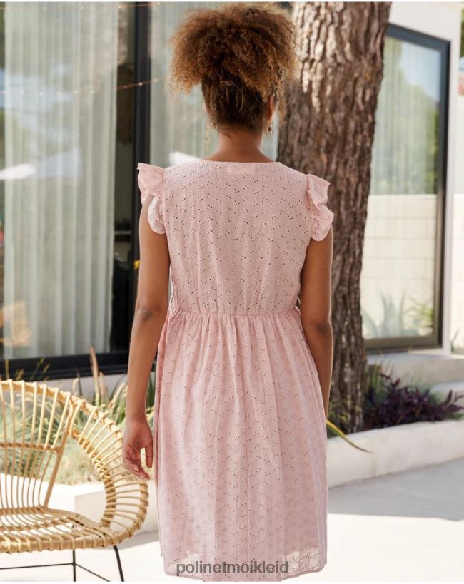 Polin et moi Batista-Carmina-Kleid HT8R22 Kleidung Rose