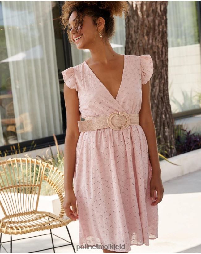 Polin et moi Batista-Carmina-Kleid HT8R22 Kleidung Rose