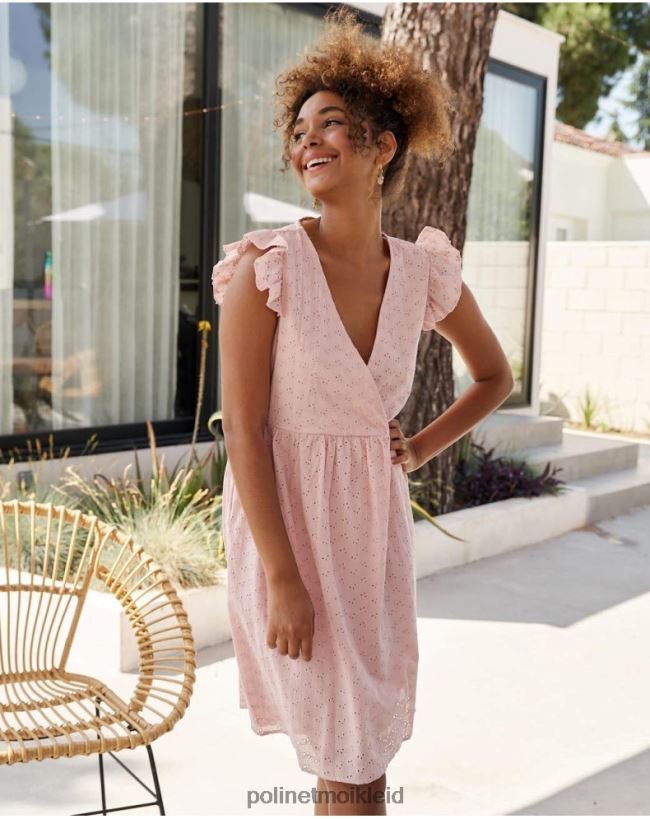 Polin et moi Batista-Carmina-Kleid HT8R22 Kleidung Rose