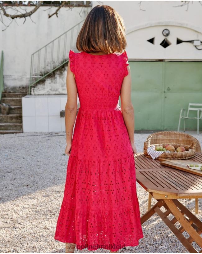 Polin et moi Batista Ilina Kleid HT8R128 Kleidung Fuchsie