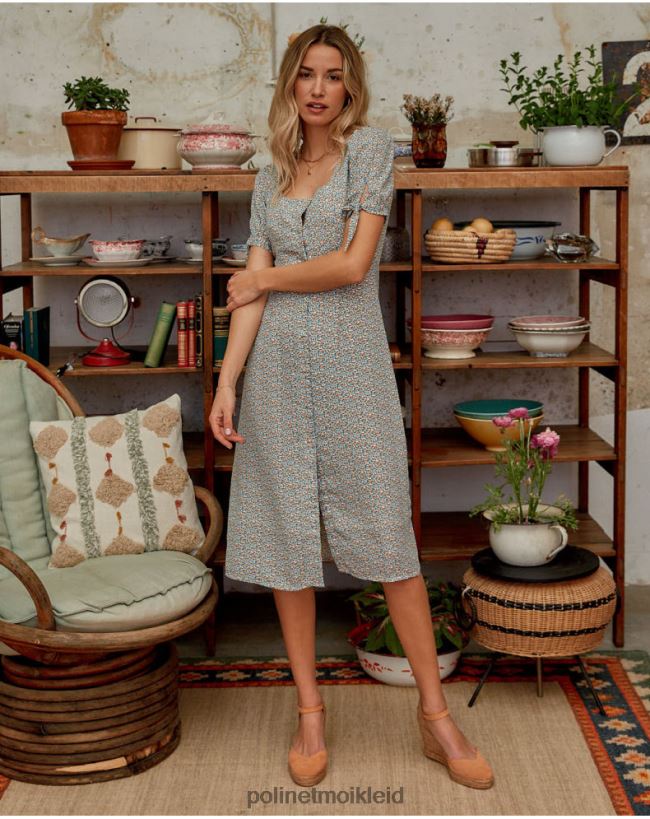 Polin et moi Blümchenkleid Doris HT8R125 Kleidung himmlisch