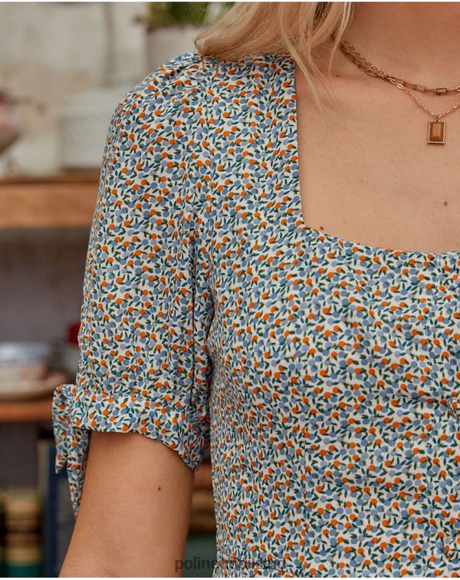 Polin et moi Blümchenkleid Doris HT8R125 Kleidung himmlisch