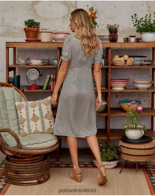 Polin et moi Blümchenkleid Doris HT8R125 Kleidung himmlisch